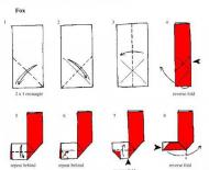 Как лесно да направите лисица от хартия със собствените си ръце стъпка по стъпка